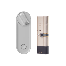 Yale Linus L2 Smart Lock & Adjustable Cylinder Set - Silber